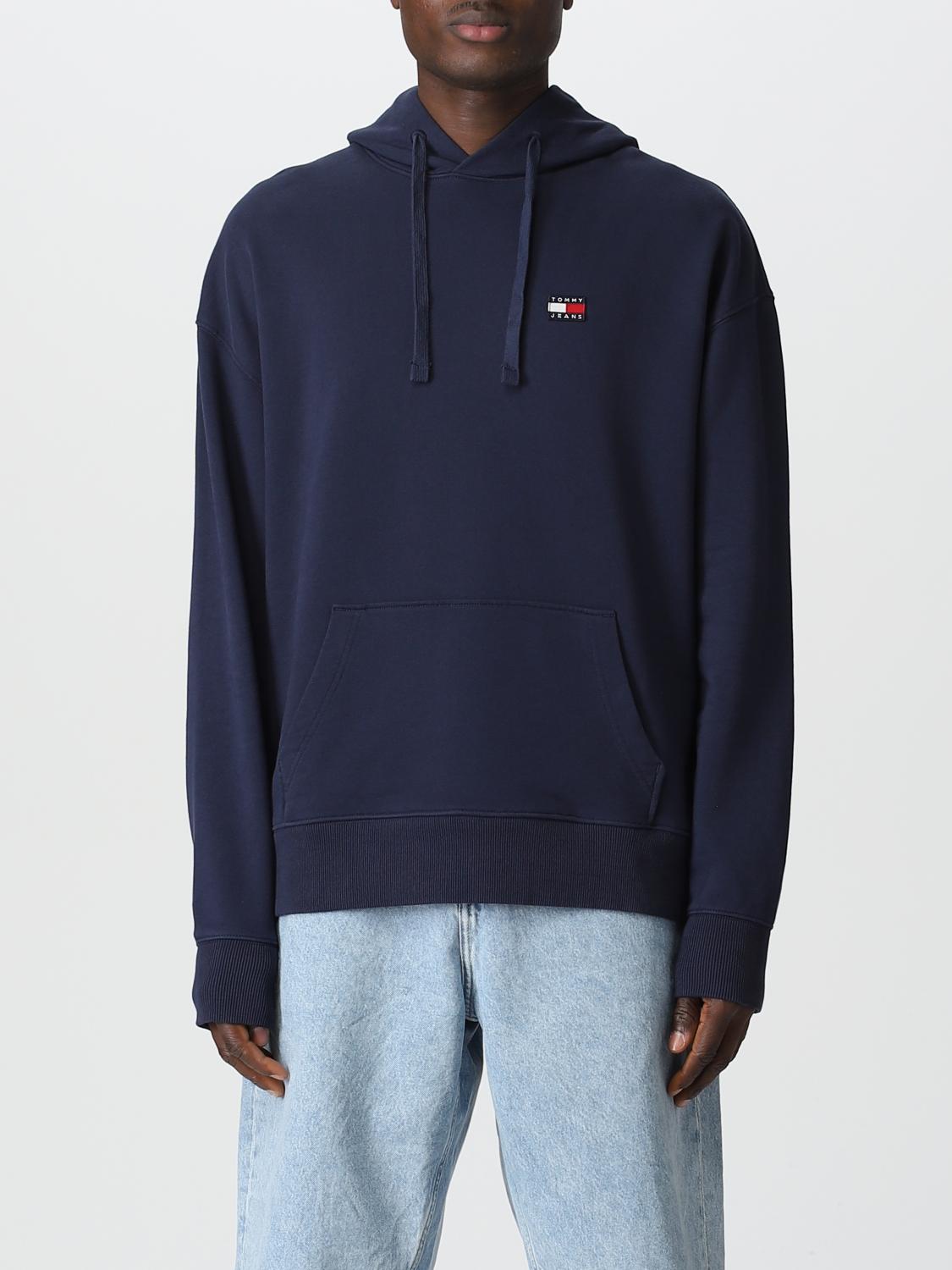 TOMMY JEANS SWEATSHIRT: Sweatshirt men Tommy Jeans, Blue - Img 1