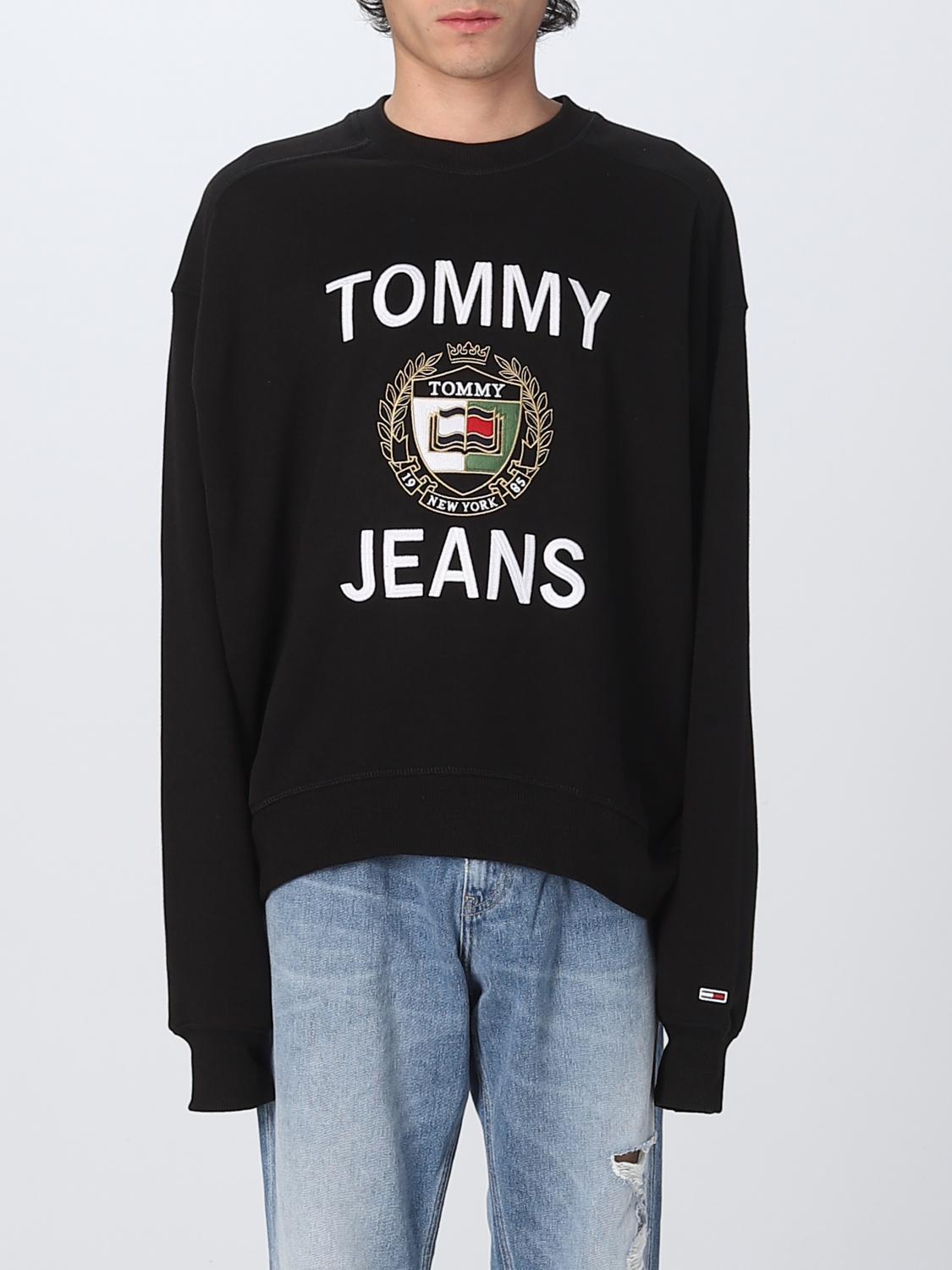TOMMY JEANS SWEATSHIRT: Sweatshirt men Tommy Jeans, Black - Img 1