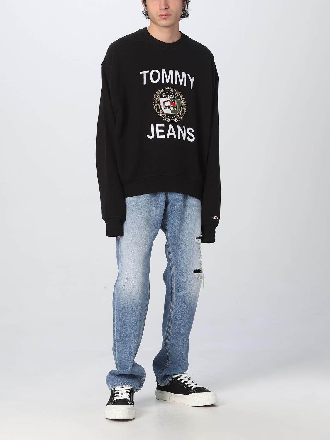 TOMMY JEANS SWEATSHIRT: Sweatshirt men Tommy Jeans, Black - Img 2