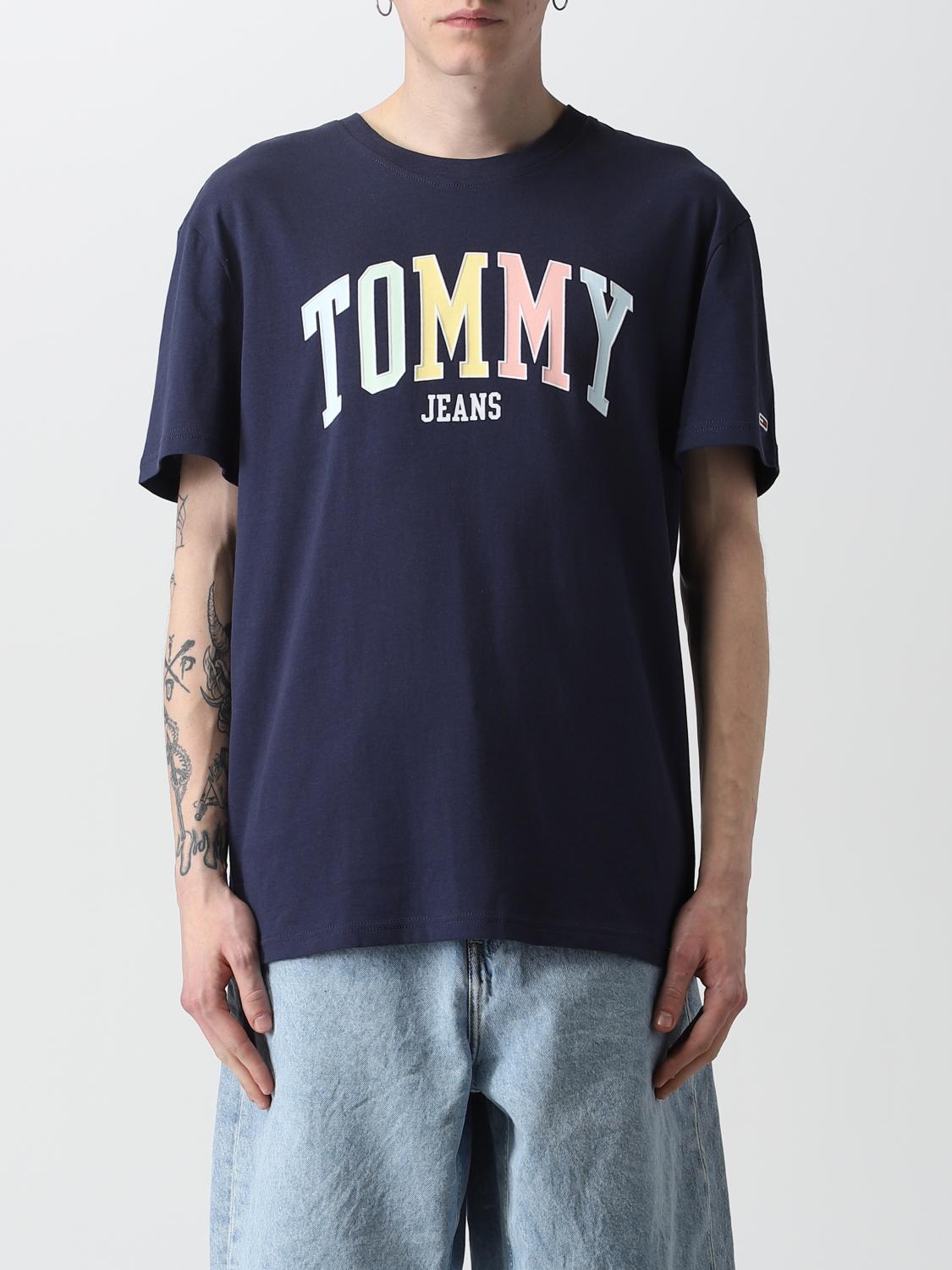 TOMMY JEANS CAMISETA: Camiseta hombre Tommy Jeans, Azul Oscuro - Img 1