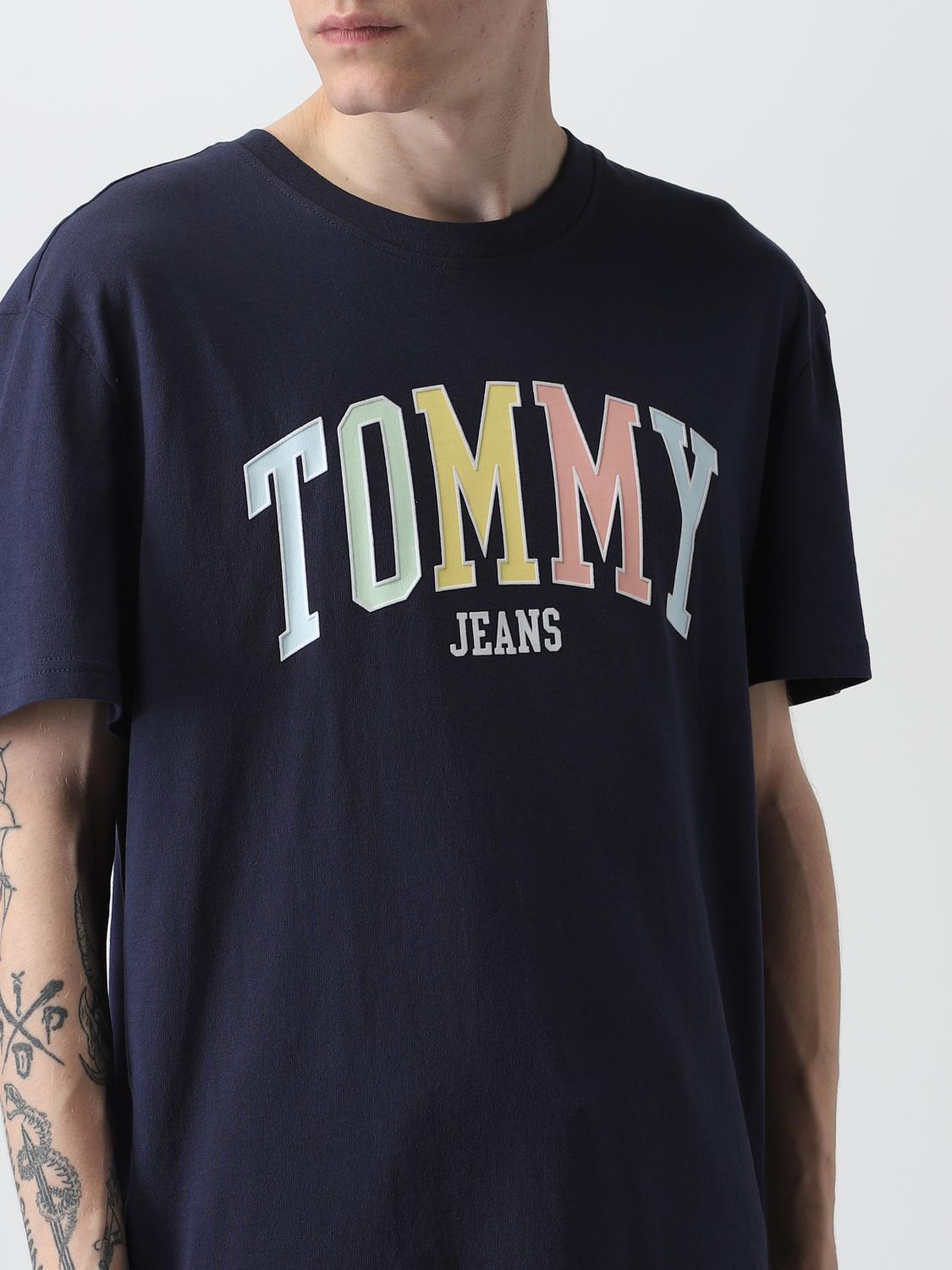 TOMMY JEANS CAMISETA: Camiseta hombre Tommy Jeans, Azul Oscuro - Img 4