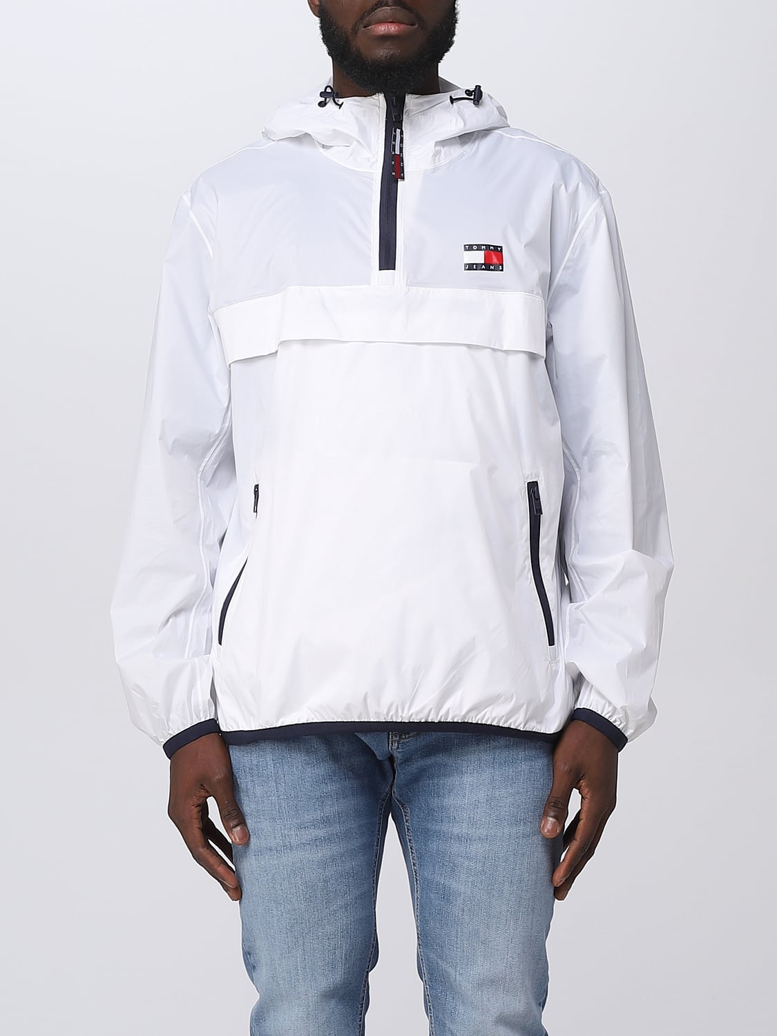 TOMMY JEANS：ジャケット メンズ - ホワイト | GIGLIO.COMオンラインの