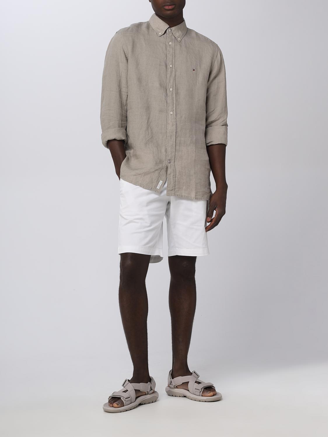 TOMMY HILFIGER CAMICIA: Camicia Tommy Hilfiger in lino, Giallo - Img 2