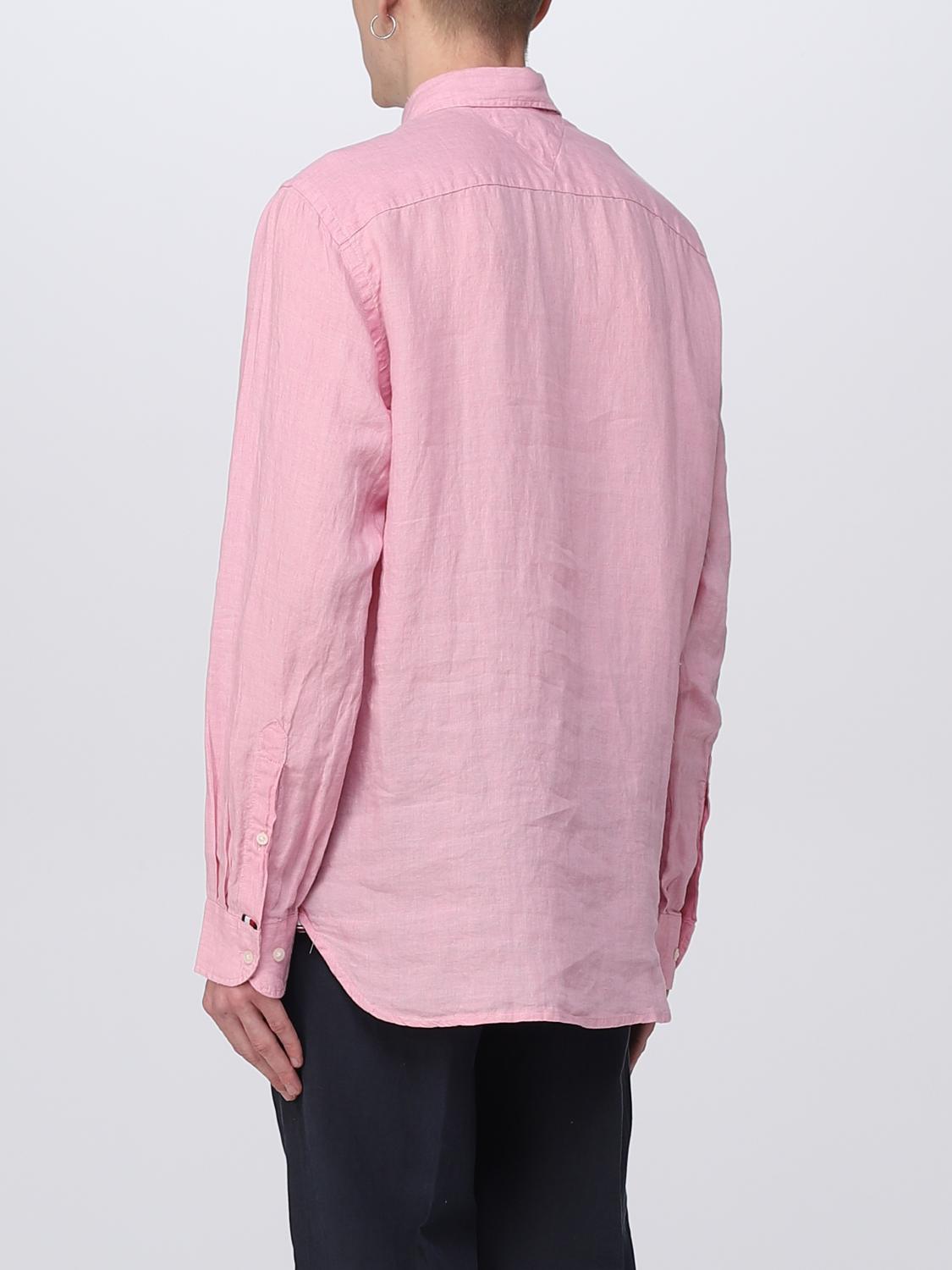 TOMMY HILFIGER CAMICIA: Camicia Tommy Hilfiger in lino, Rosa - Img 2
