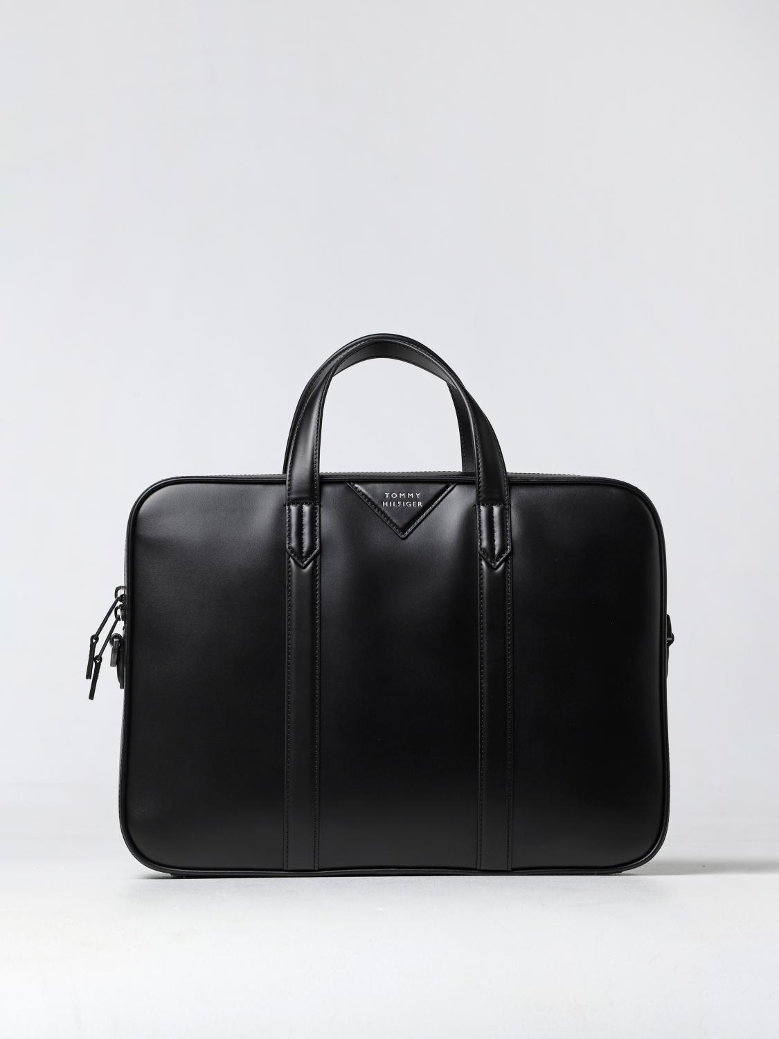 Tommy Hilfiger Black Polyurethane Men Shoulder Bag main image 1