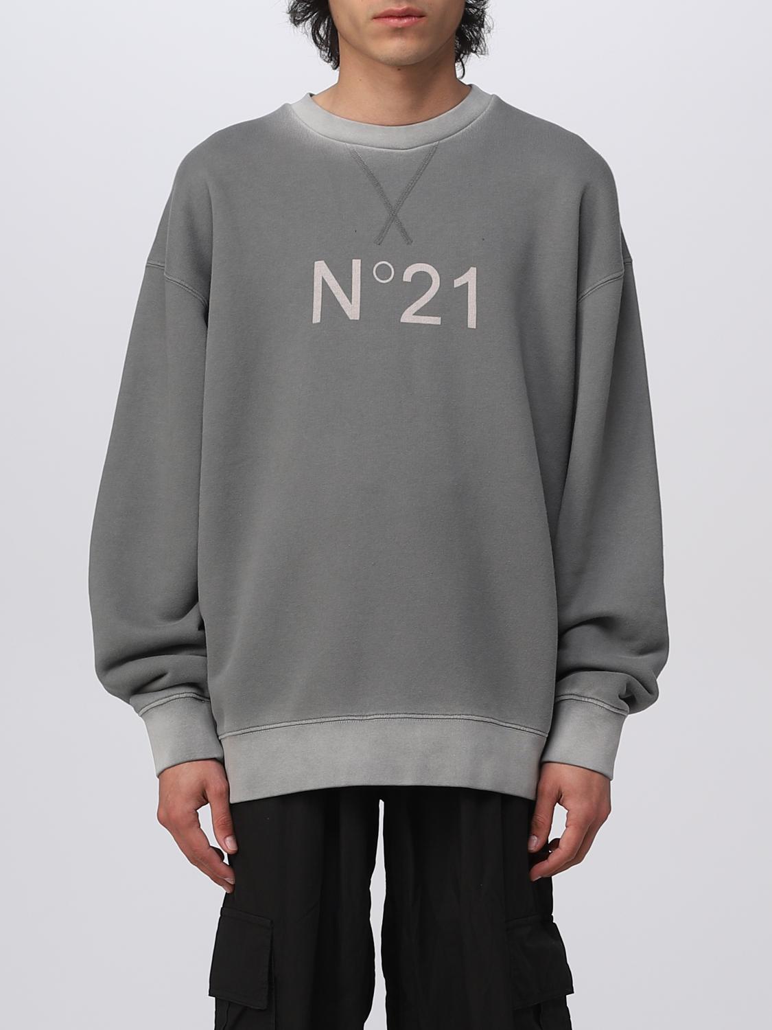 N° 21 SWEATSHIRT: Sweatshirt men N° 21, Grey - Img 1