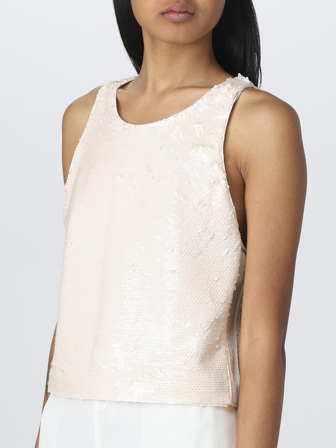 ICEBERG TOP: Top woman Iceberg, Ecru - Img 3