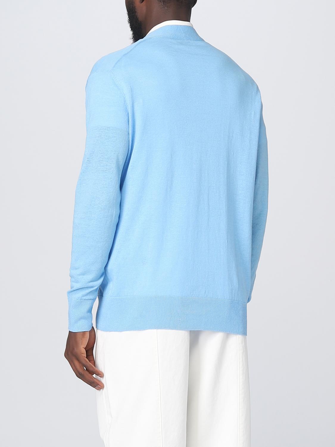 PAOLO PECORA CARDIGAN: Sweater men Paolo Pecora, Gnawed Blue - Img 2