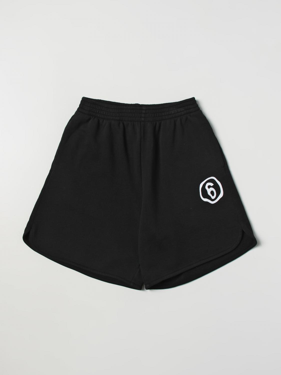 MM6 MAISON MARGIELA SHORTS: Shorts kids Mm6 Maison Margiela, Black - Img 1