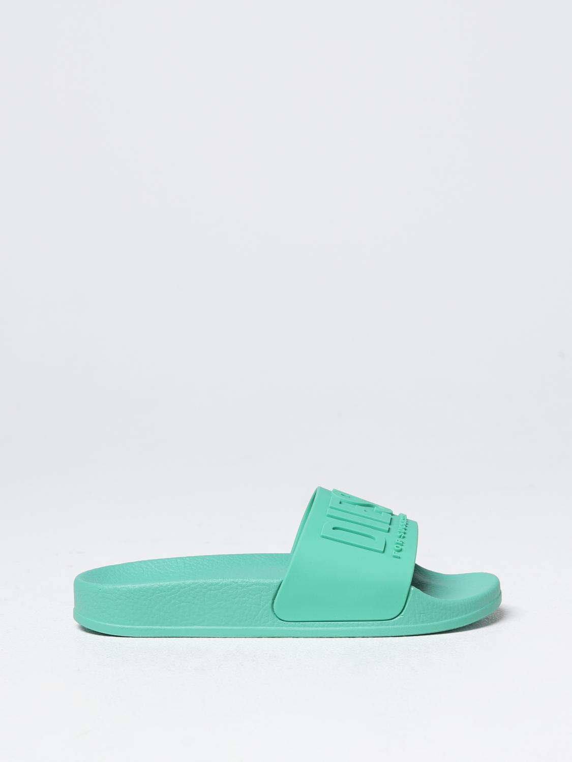 DIESEL CHAUSSURES: Chaussures enfant Diesel, Vert - Img 1