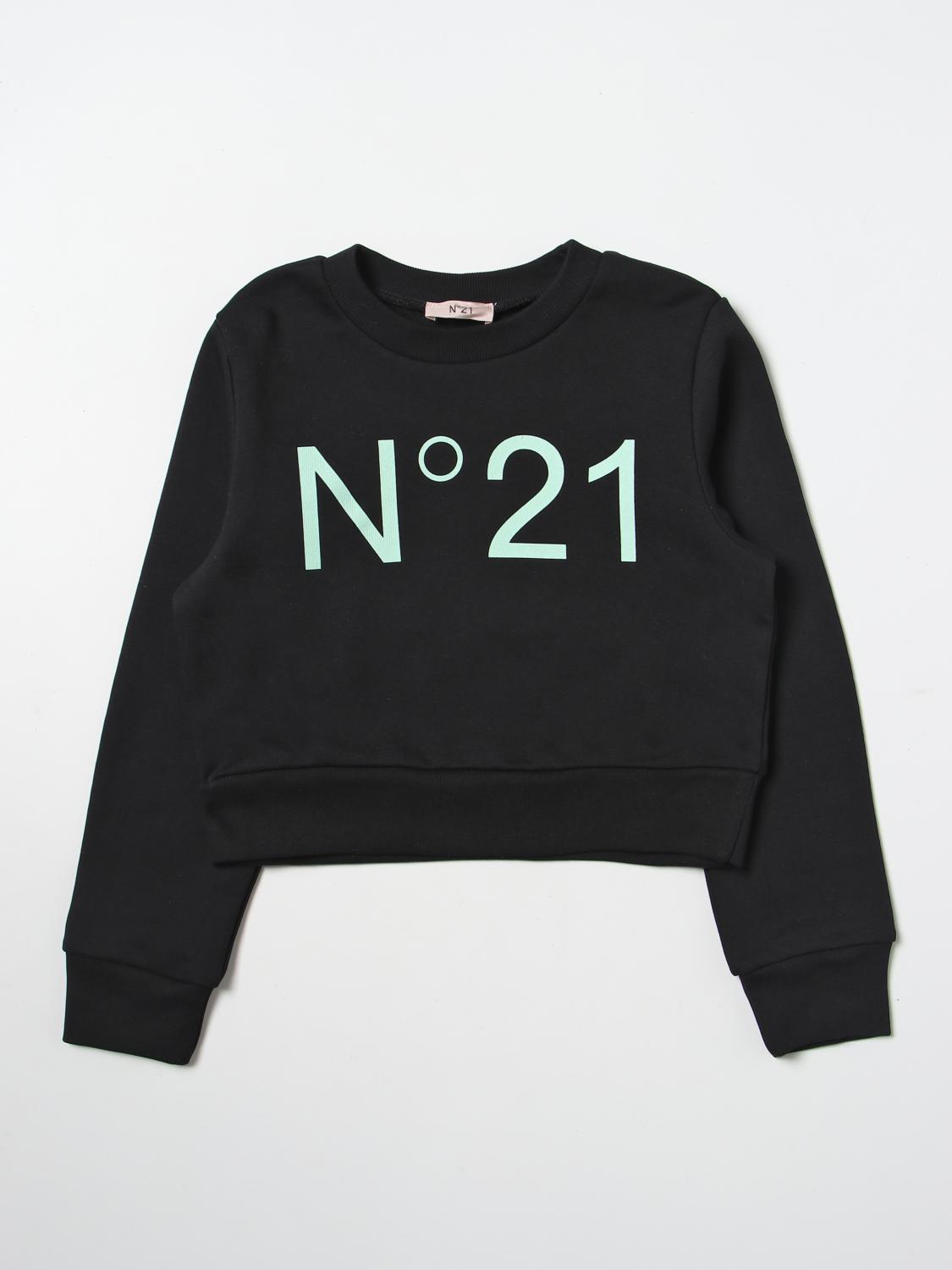 N° 21 PULLOVER: Pullover kinder N° 21, Schwarz - Img 1