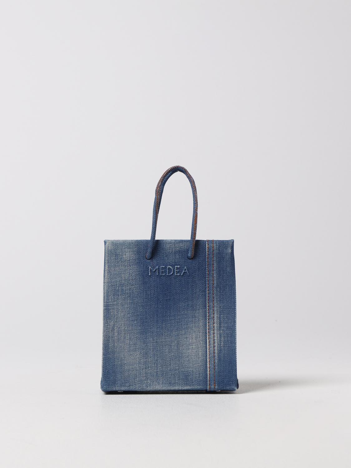 Medea Shoulder bag woman - Gnawed Blue | 23SMEBO010 | GIGLIO.COM