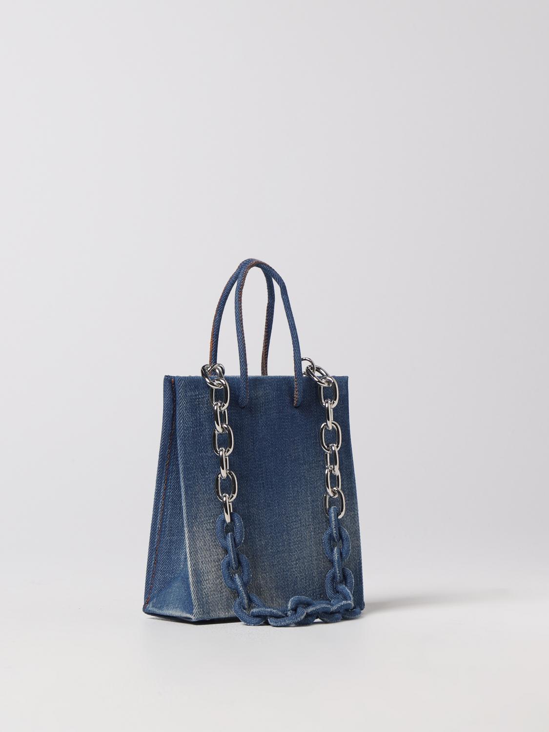 Medea Shoulder bag woman - Gnawed Blue | 23SMEBO010 | GIGLIO.COM
