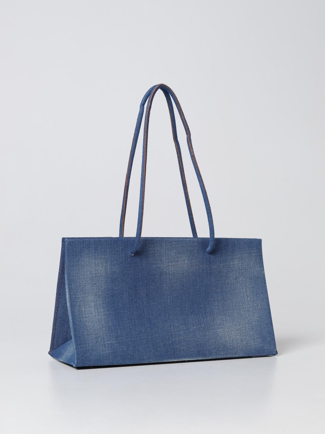 MEDEA: Borsa Cydonia in denim Azzurro Borsa A Spalla Medea