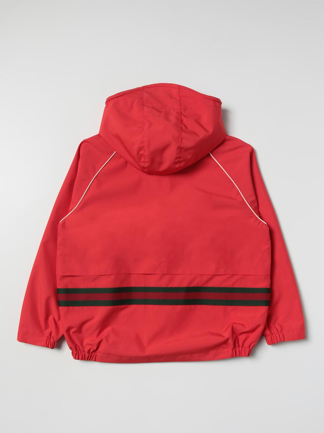 GUCCI JACKET: Jacket kids Gucci, Red - Img 2