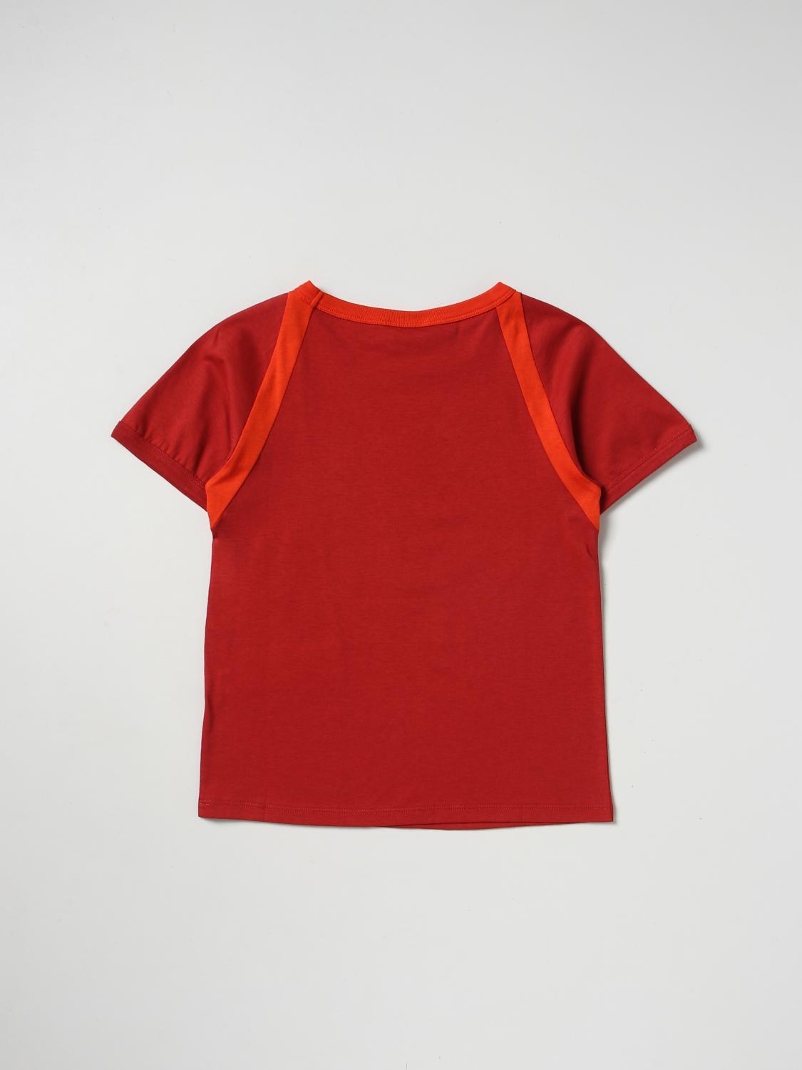 Gucci cotton t-shirt with tiger print - Red | 713864XJEZH | GIGLIO.COM