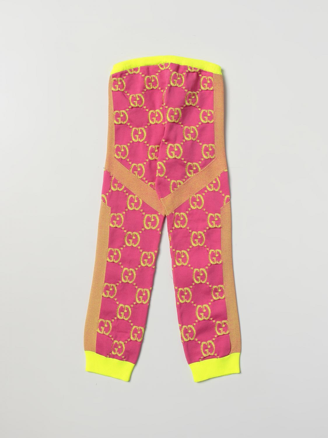 GUCCI: Pants kids - Pink | Gucci pants 6920584KAA5 online at