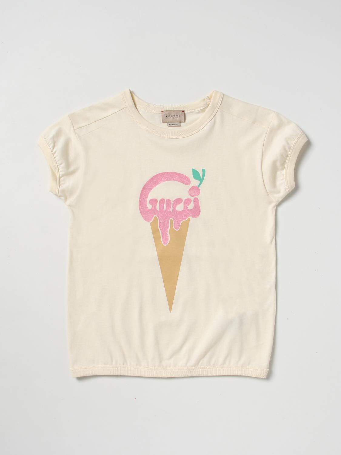 Gucci T-shirt with ice cream - White | 718008XJE39 | GIGLIO.COM