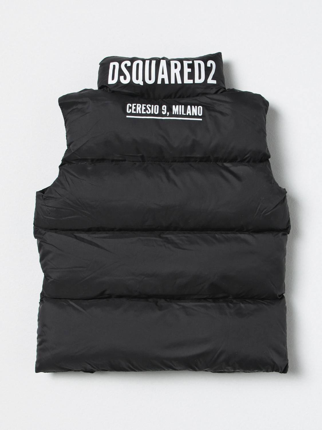 DSQUARED2 JACKET: Jacket kids Dsquared2 Junior, Black - Img 2