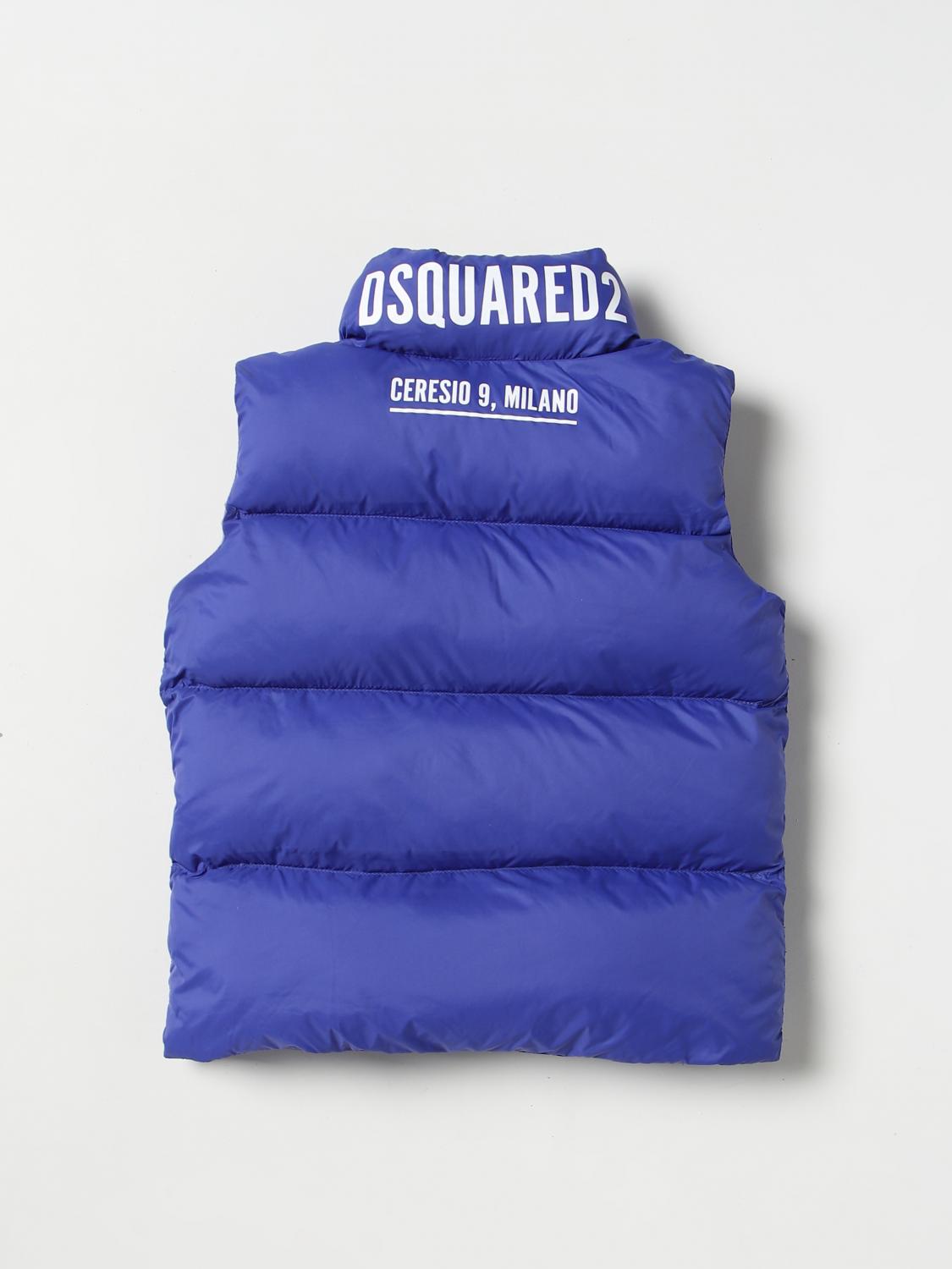 DSQUARED2 JACKET: Jacket kids Dsquared2 Junior, Blue - Img 2