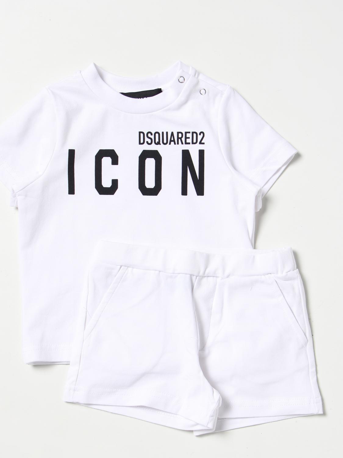 DSQUARED2 JUMPSUIT: Jumpsuit kids Dsquared2 Junior, White - Img 3