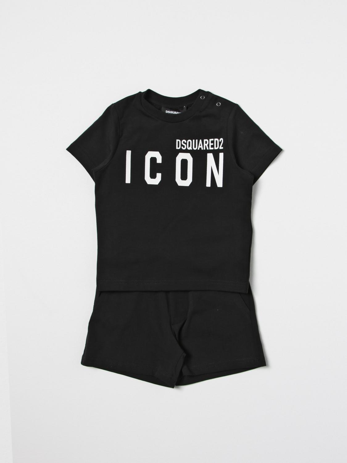 DSQUARED2 ENSEMBLE: Ensemble enfant Dsquared2 Junior, Noir - Img 1
