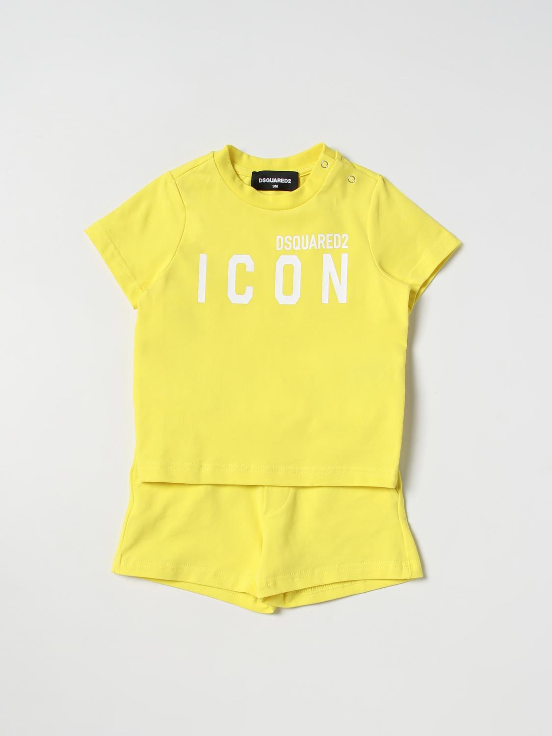 DSQUARED2 ENSEMBLE: Ensemble enfant Dsquared2 Junior, Jaune - Img 1