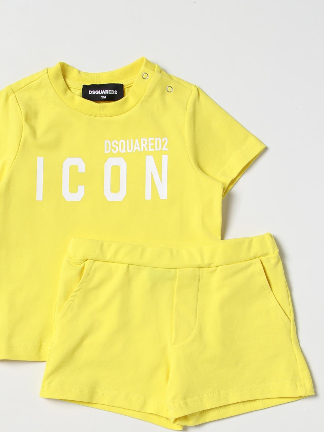DSQUARED2 ENSEMBLE: Ensemble enfant Dsquared2 Junior, Jaune - Img 3