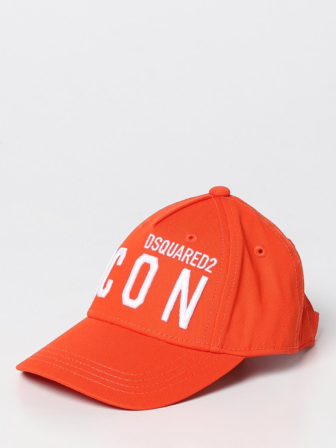 DSQUARED2 MÜTZE: Mütze kinder Dsquared2 Junior, Orange - Img 1