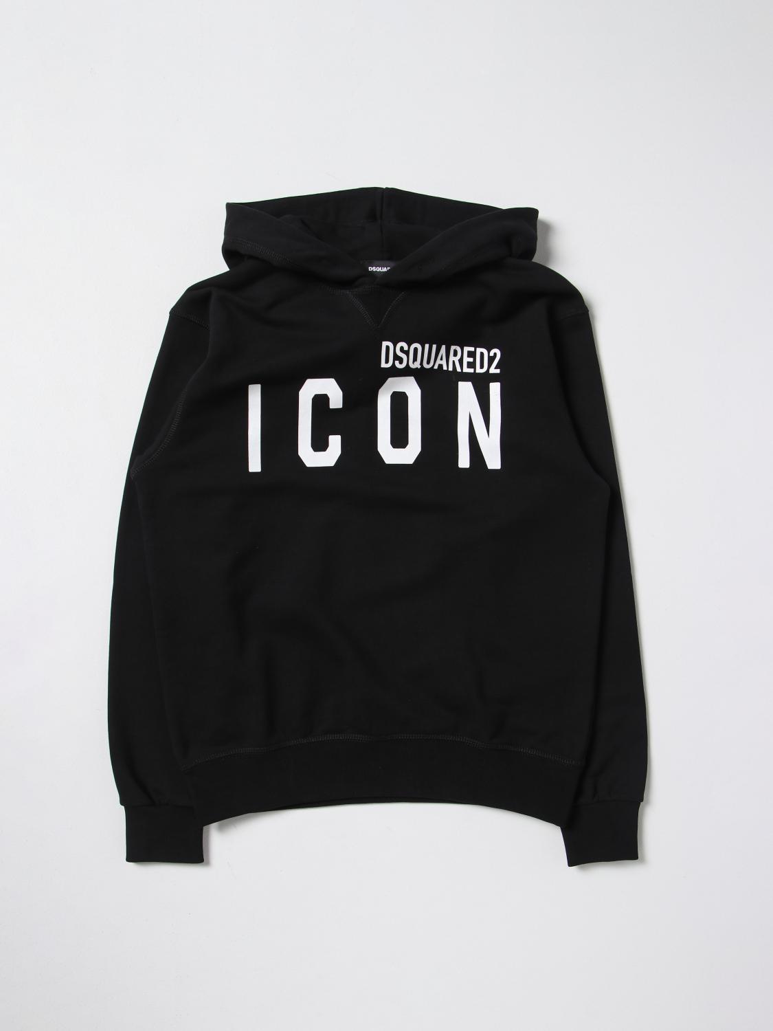 DSQUARED2 PULL: Pull enfant Dsquared2 Junior, Noir - Img 1