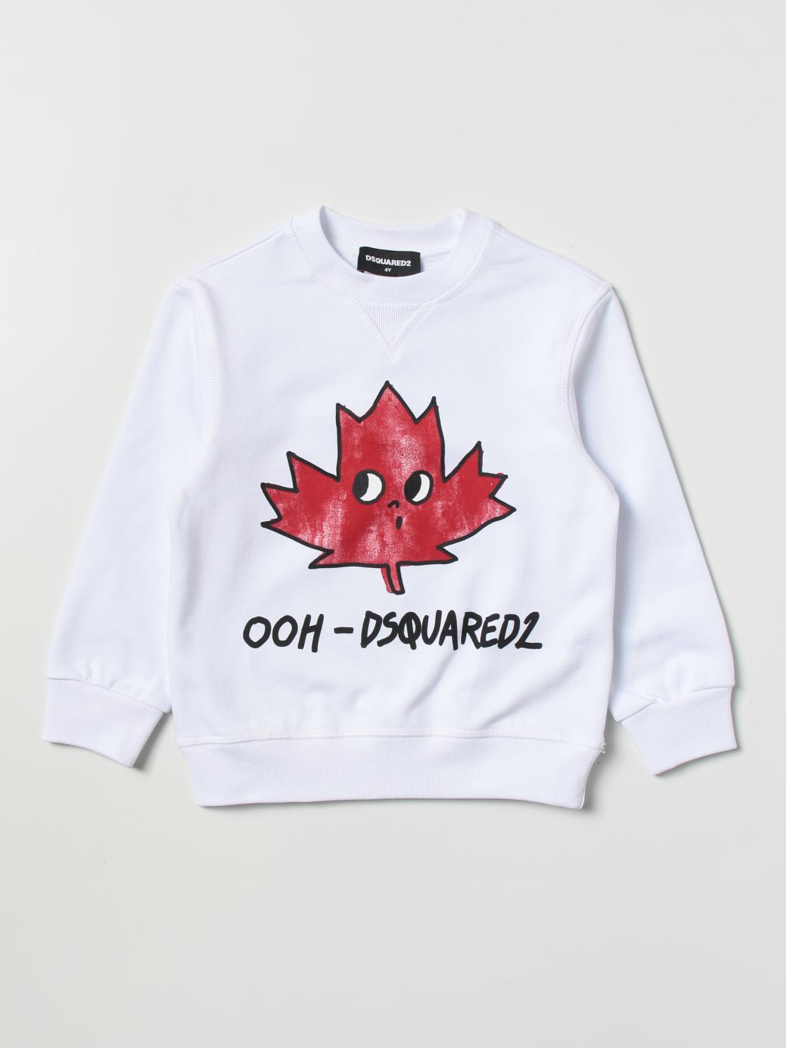 DSQUARED2 SWEATER: Sweater kids Dsquared2 Junior, White - Img 1