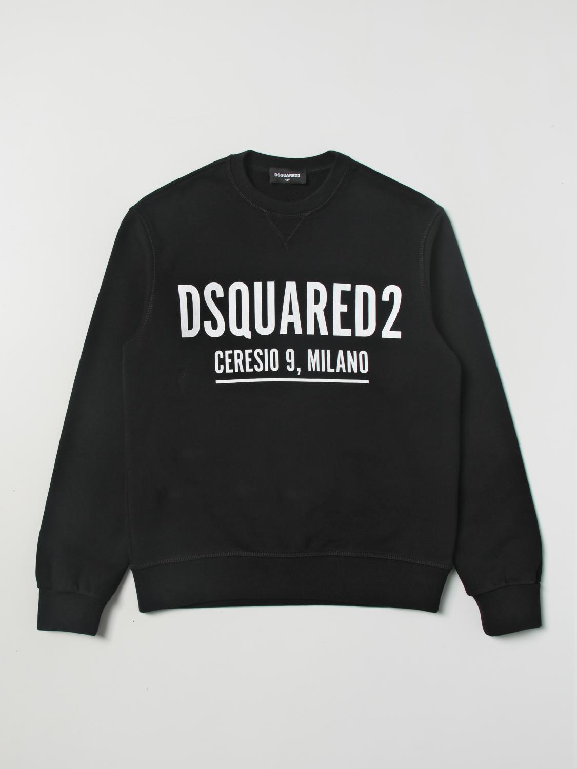 DSQUARED2 PULLOVER: Pullover kinder Dsquared2 Junior, Schwarz - Img 1
