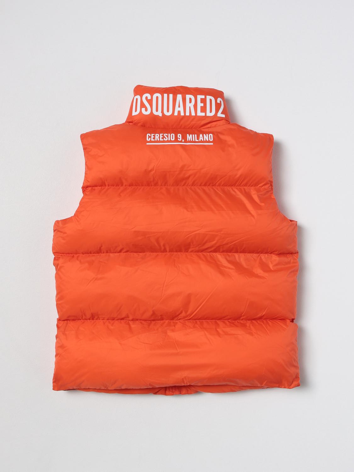 DSQUARED2 WESTE: Jacke kinder Dsquared2 Junior, Orange - Img 2