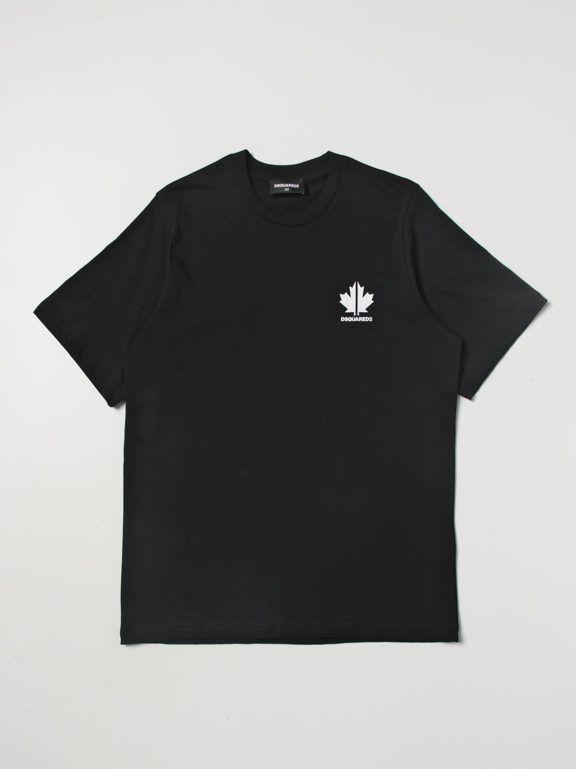 DSQUARED2 T-SHIRT: T-shirt kinder Dsquared2 Junior, Schwarz - Img 1