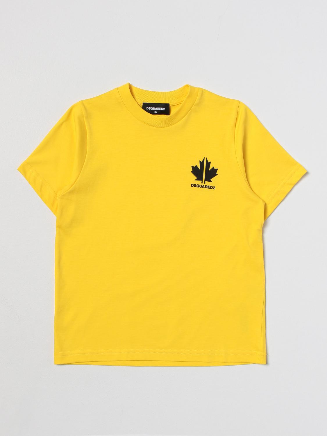 DSQUARED2 T-SHIRT: T-shirt kinder Dsquared2 Junior, Gelb - Img 1