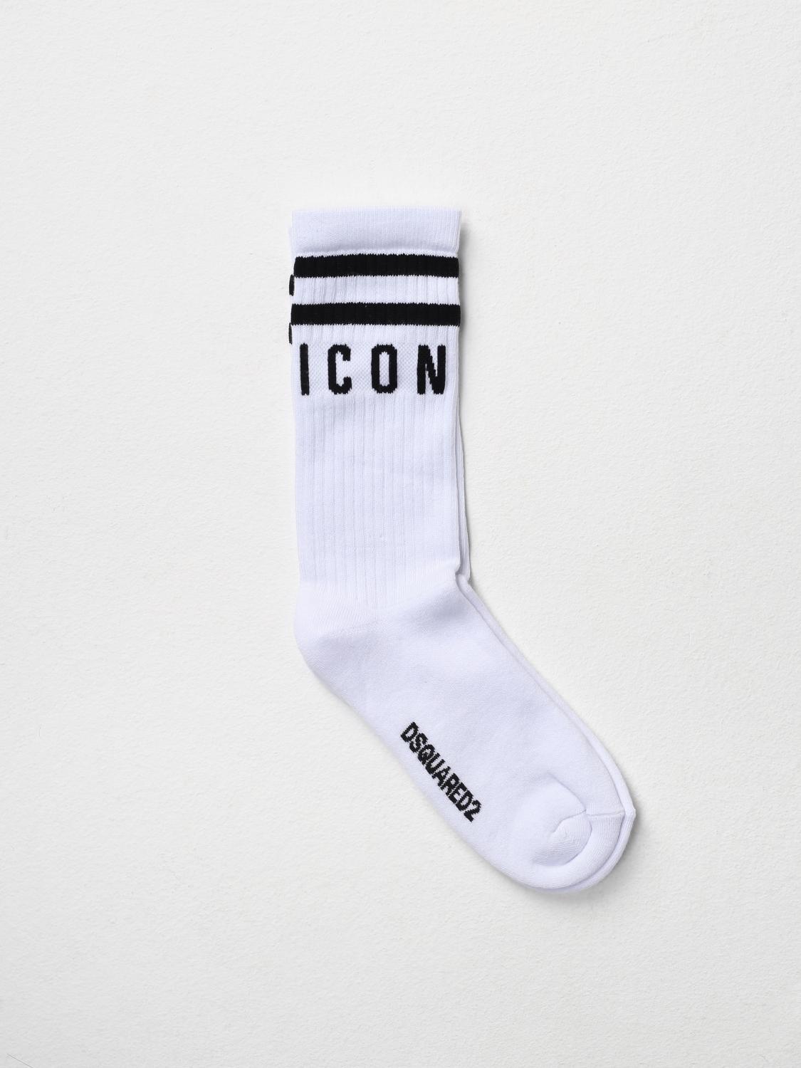DSQUARED2 SOCKS: Socks kids Dsquared2 Junior, White - Img 1