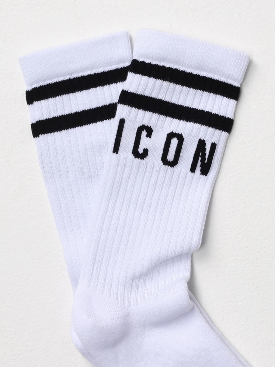 DSQUARED2 SOCKS: Socks kids Dsquared2 Junior, White - Img 2