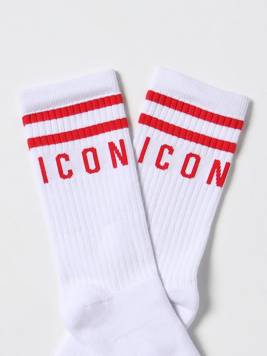 DSQUARED2 SOCKS: Socks kids Dsquared2 Junior, White 1 - Img 2