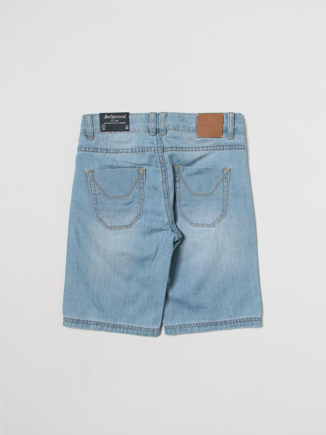 JECKERSON 短裤: 牛仔裤 儿童 Jeckerson, 石色 - Img 2