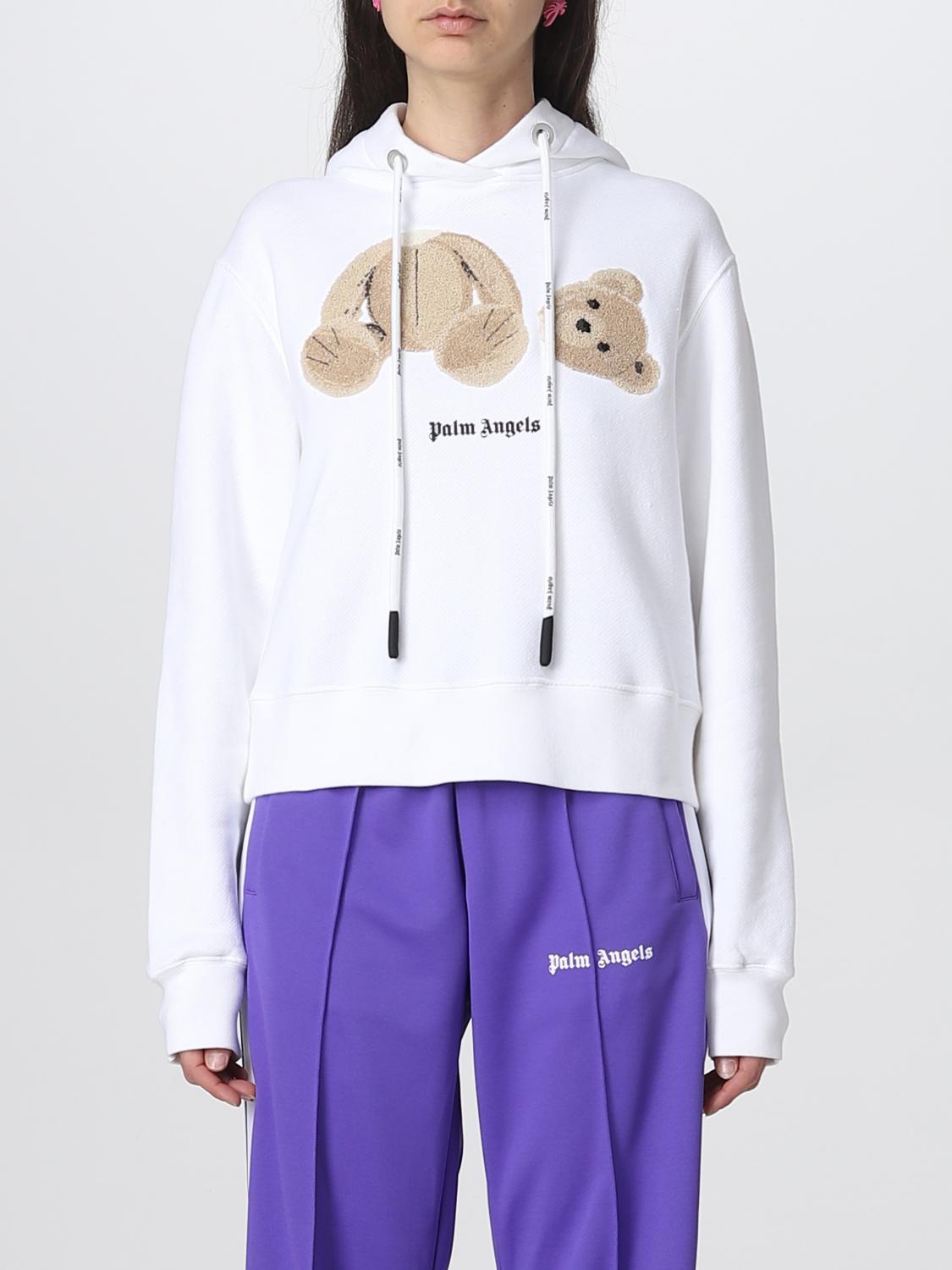 PALM ANGELS SUDADERA: Sudadera mujer Palm Angels, Blanco - Img 1