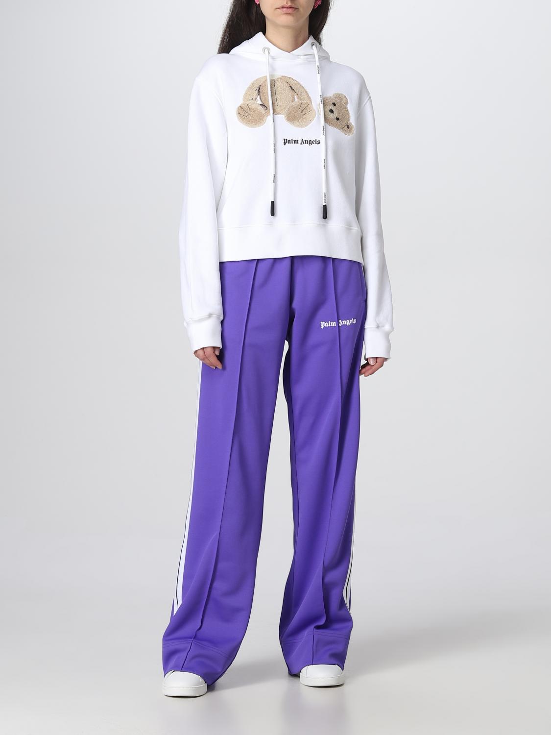 PALM ANGELS SUDADERA: Sudadera mujer Palm Angels, Blanco - Img 2