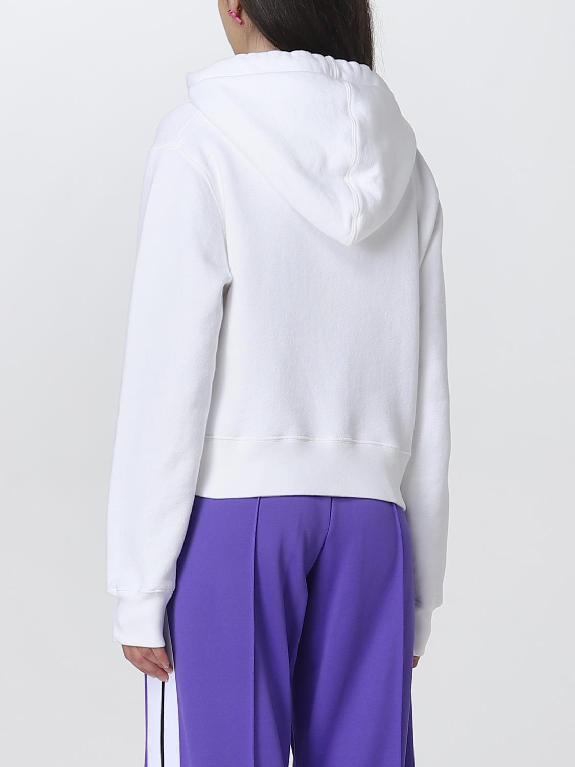 PALM ANGELS SUDADERA: Sudadera mujer Palm Angels, Blanco - Img 3