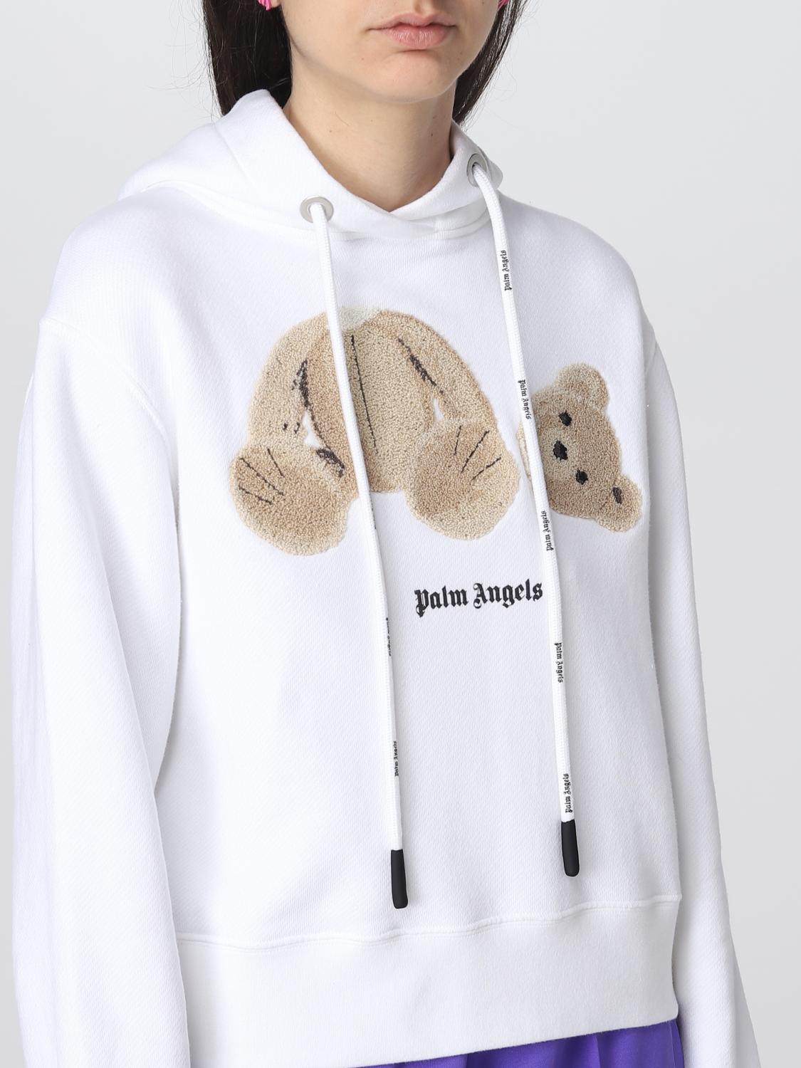 PALM ANGELS SUDADERA: Sudadera mujer Palm Angels, Blanco - Img 5