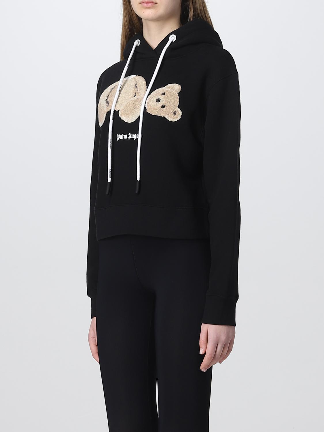 PALM ANGELS SUDADERA: Sudadera mujer Palm Angels, Negro - Img 4