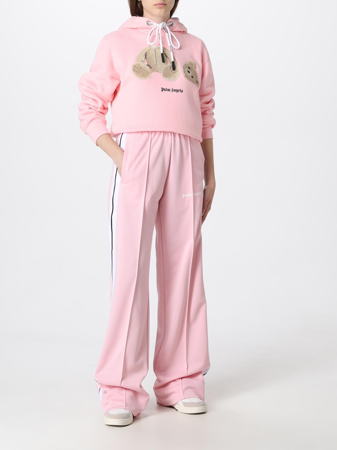 PALM ANGELS SUDADERA: Sudadera mujer Palm Angels, Rosa - Img 2