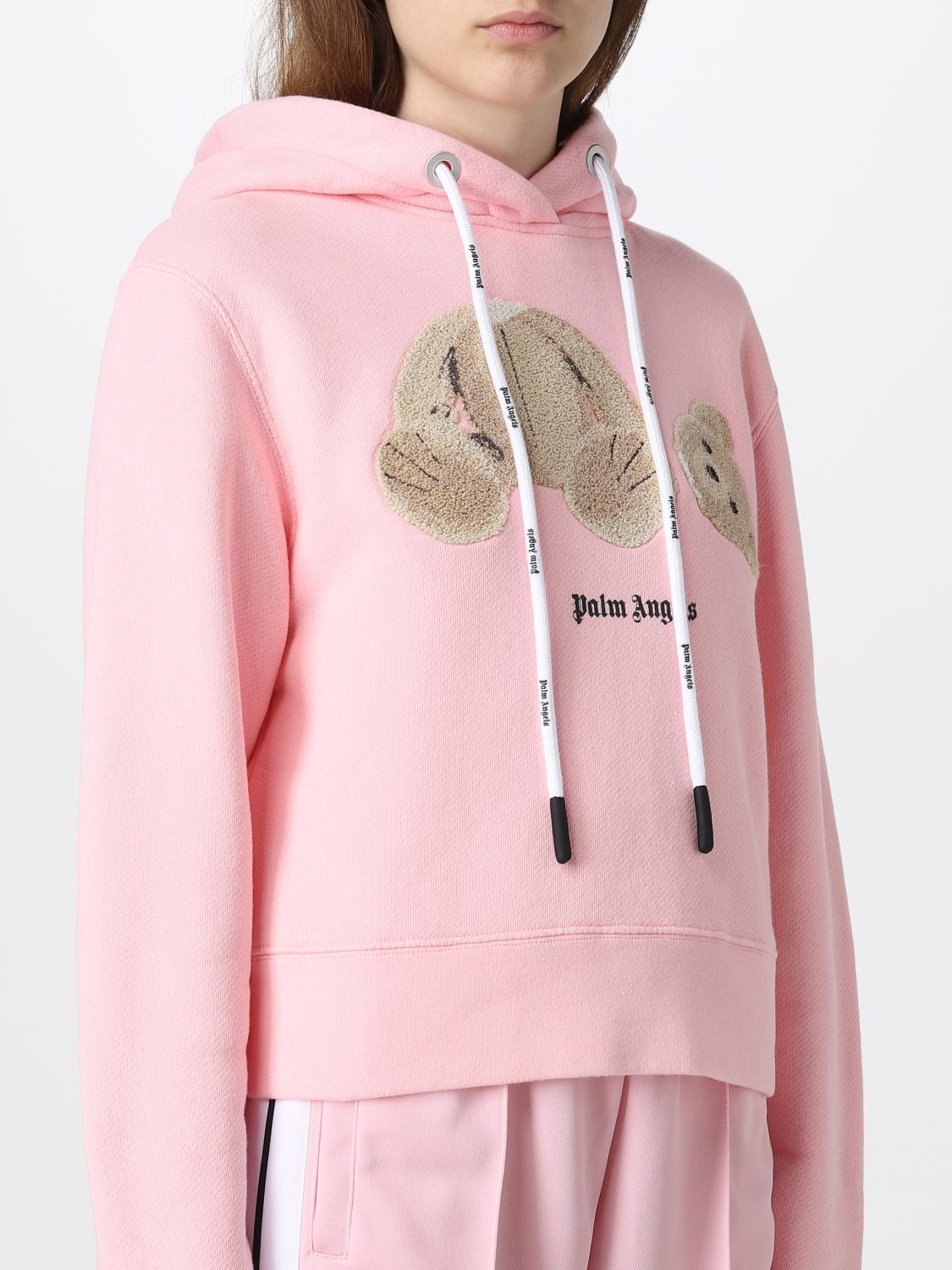 PALM ANGELS SUDADERA: Sudadera mujer Palm Angels, Rosa - Img 5