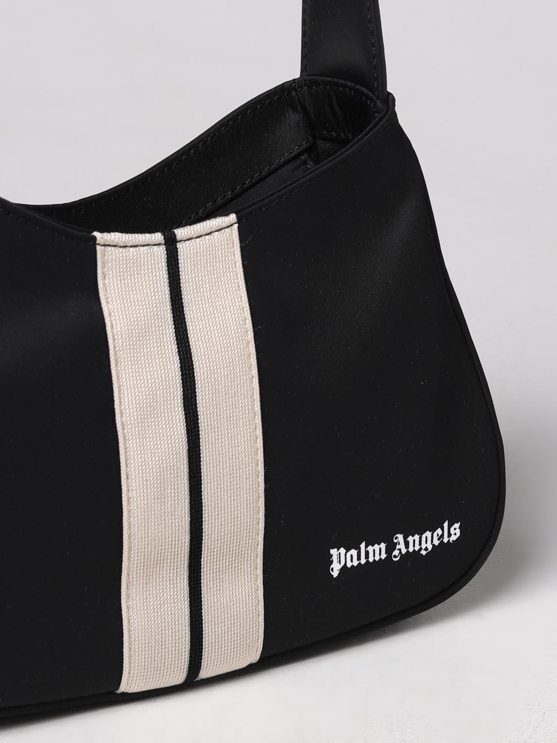 PALM ANGELS BORSA A SPALLA: Borsa Palm Angels in nylon, Nero - Img 3