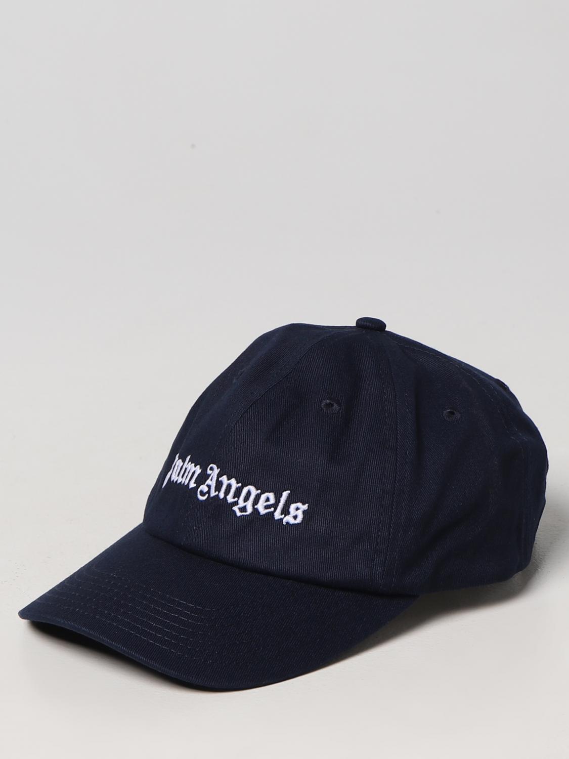 PALM ANGELS HAT: Hat men Palm Angels, Blue - Img 1