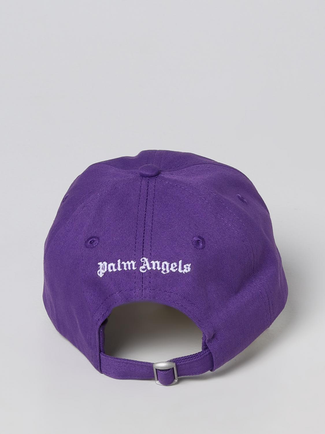 PALM ANGELS 모자: 모자 남성 Palm Angels, 바이올렛 - Img 3