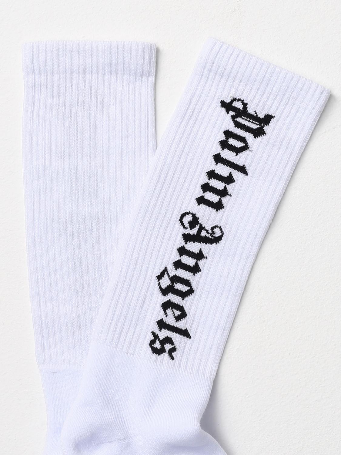 PALM ANGELS SOCKS: Socks men Palm Angels, White - Img 2